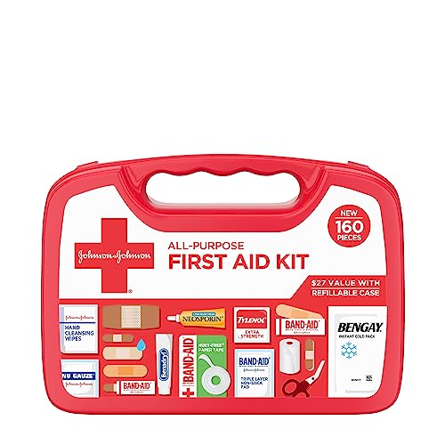 Image of Johnson & Johnson All-Purpose Portable Compact First Aid Kit