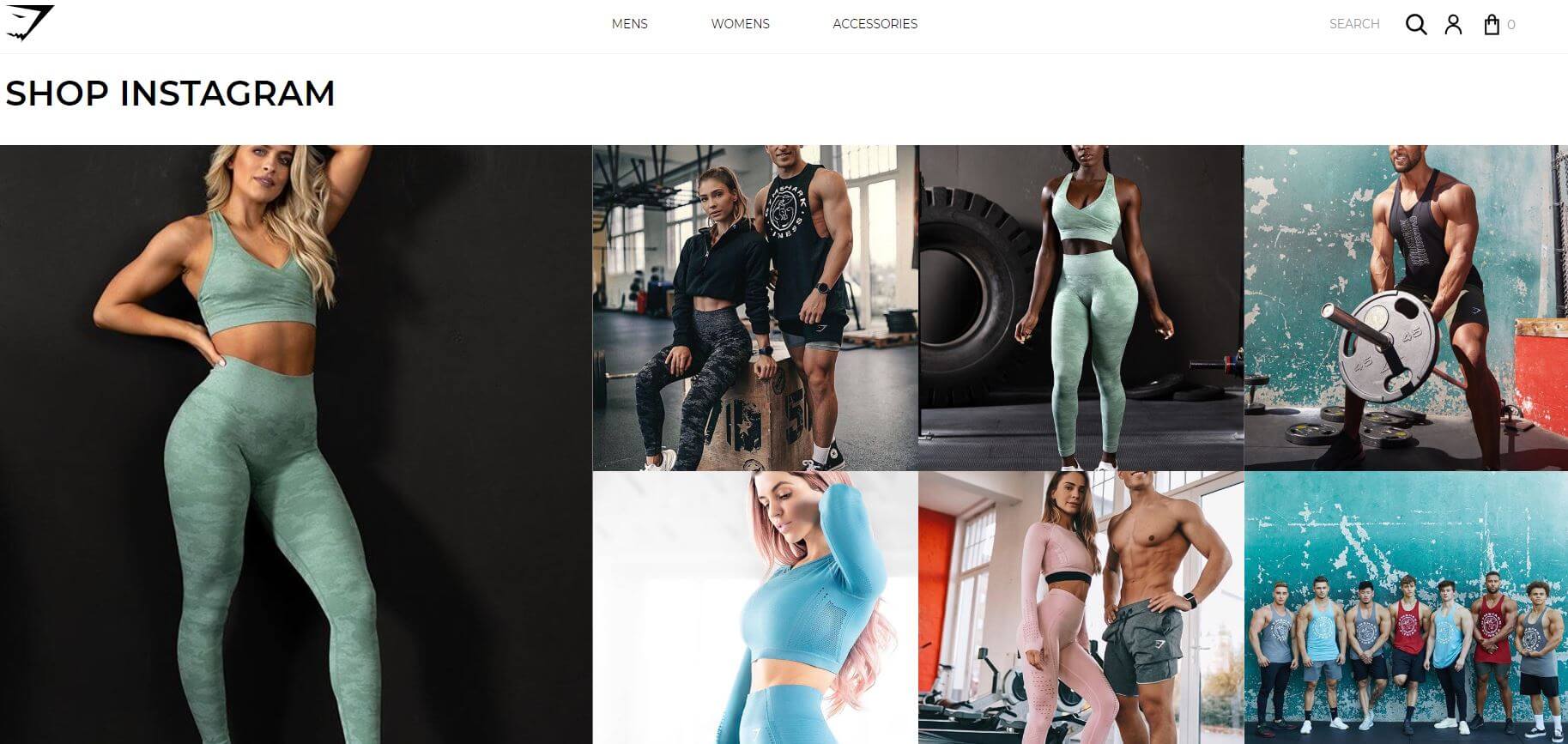 Gymshark e-commerce trends 2019 example