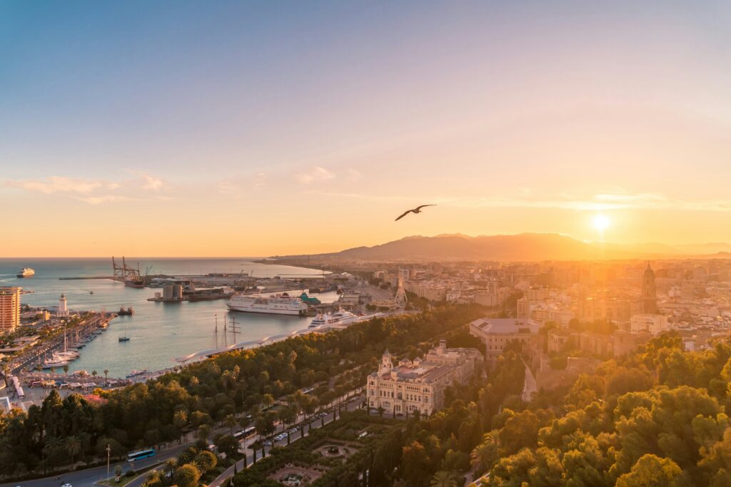 Beach hotels in Malaga, Spain